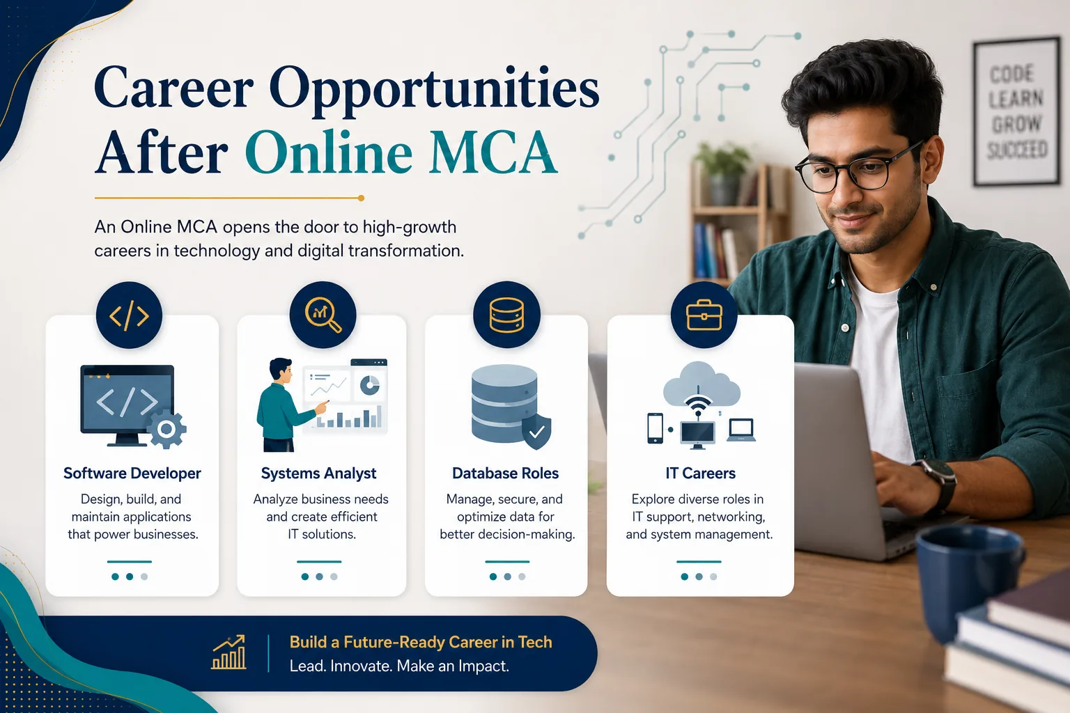 Career opportunities after an online MCA